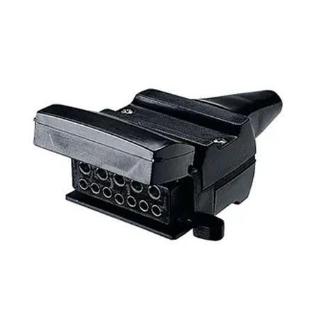Narva 12 Pin Trailer Socket Flat Plastic - 82072BL