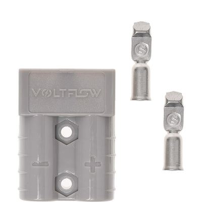Voltflow 50Amp Andersen Plug - Grey - AP50BL