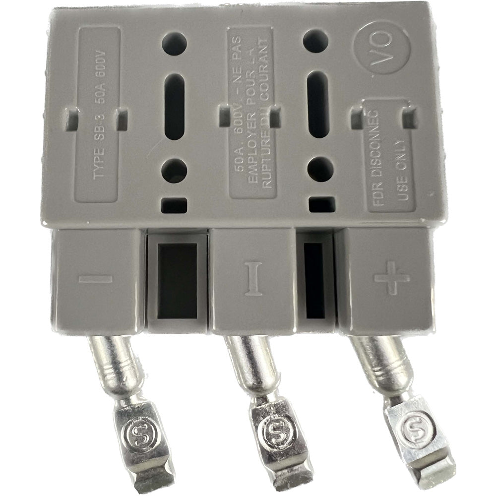 Voltflow 50Amp 3 Pin Anderson Plug - AP503PIN
