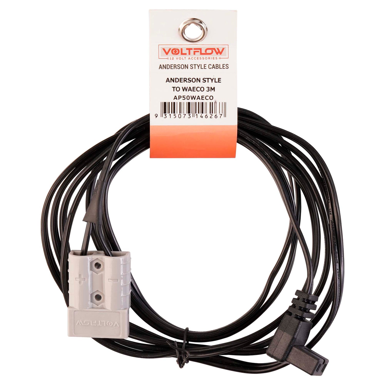 Voltflow Andersen Plug to Dometic/Waeco Fridge 3m cord - AP50WAECO