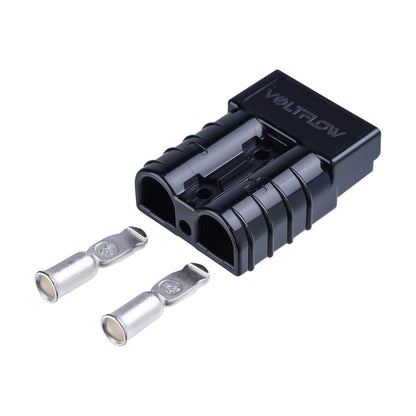 VoltFlow 12V Anderson Style Plug 50Amp - Black AP50BLACK