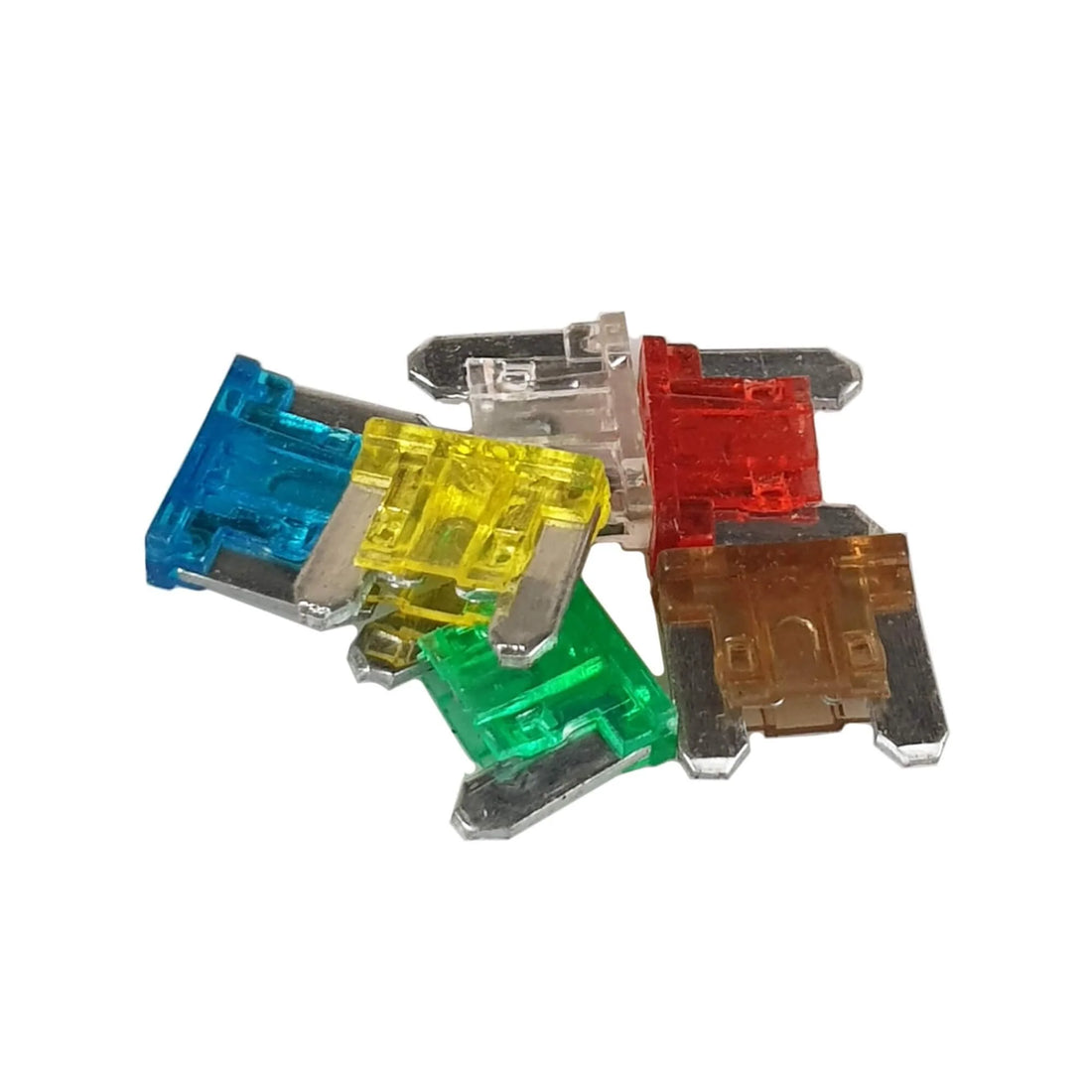 VoltFlow Car Fuses 6 Piece 7.5Amp - 30Amp Emergency Pack micro fuses - FUMBE