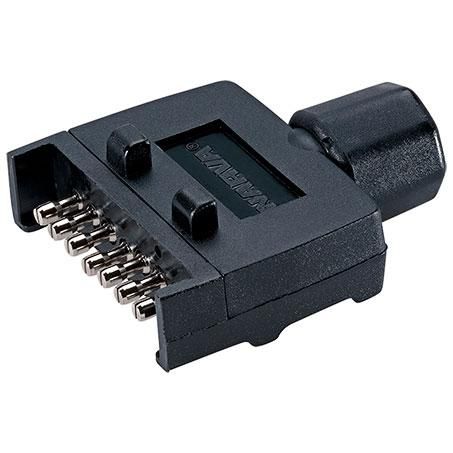 Narva 7 Pin Flat Trailer Plug - Plastic - 82141BL