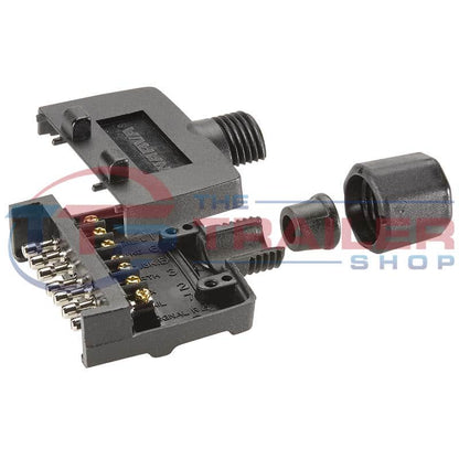Narva 7 Pin Flat Trailer Plug - Plastic - 82141BL